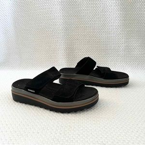 Mephisto Platform Comfort Sandals Slide